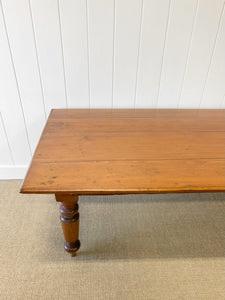 An Antique Country Pine 9ft Dining Table