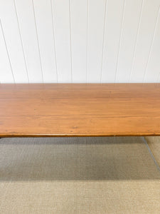 An Antique Country Pine 9ft Dining Table