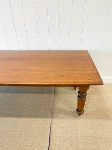 An Antique Country Pine 9ft Dining Table