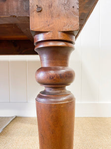 An Antique Country Pine 9ft Dining Table