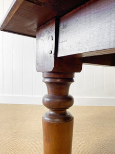 An Antique Country Pine 9ft Dining Table