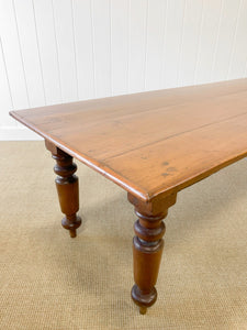 An Antique Country Pine 9ft Dining Table