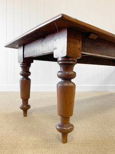 An Antique Country Pine 9ft Dining Table