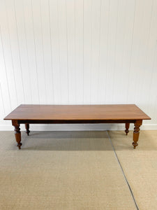 An Antique Country Pine 9ft Dining Table
