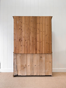 A 19th Century English Pine Bookcase Cabinet or Hutch