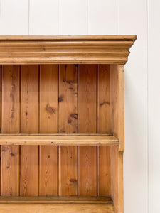 A 19th Century English Pine Bookcase Cabinet or Hutch