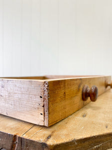 Antique French Country 7ft Pine Refectory Style Table