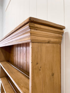 A 19th Century English Pine Bookcase Cabinet or Hutch