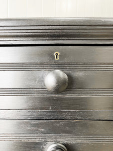 A Tall 19th Century English Chest of Drawers/Dresser