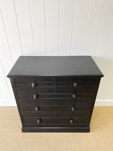 A Tall 19th Century English Chest of Drawers/Dresser