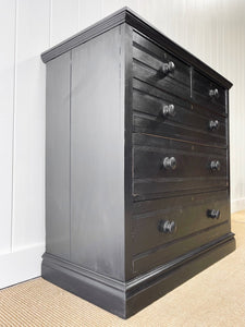 A Tall 19th Century English Chest of Drawers/Dresser
