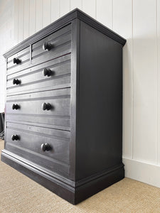 A Tall 19th Century English Chest of Drawers/Dresser