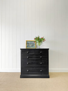 A Tall 19th Century English Chest of Drawers/Dresser