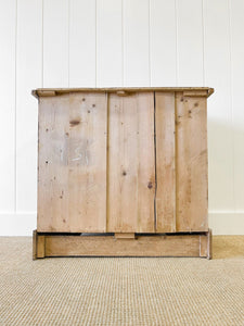 A Diminutive Antique English Pine Chest of Drawers c1890