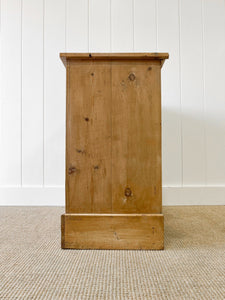 A Diminutive Antique English Pine Chest of Drawers c1890