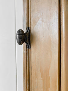 A Shallow 19th Century Pine Kitchen Cupboard or Bookcase