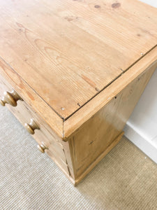 A Diminutive Antique English Pine Chest of Drawers c1890