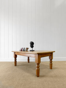 An Antique English Country Pine Coffee Table