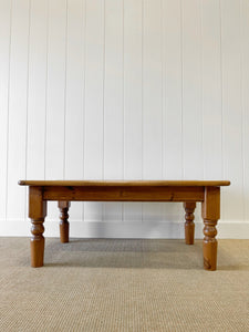 An Antique English Country Pine Coffee Table