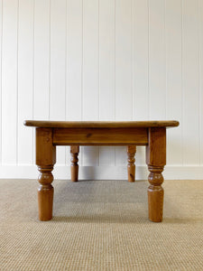 An Antique English Country Pine Coffee Table