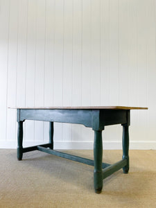 Antique English Country 6ft Refectory Style Table