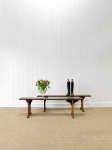 A Pair of Country Made Benches c1890 sold separately