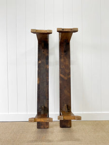 A Pair of Country Made Benches c1890 sold separately