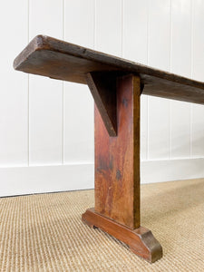 A Pair of Country Made Benches c1890 sold separately