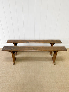 A Pair of Country Made Benches c1890 sold separately