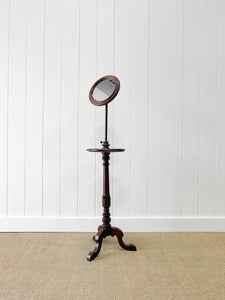 An Antique Georgian Mahogany Mirror on Stand c1820