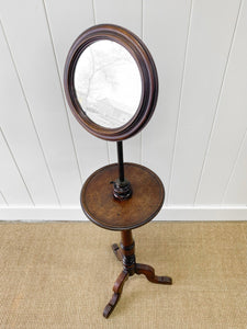 An Antique Georgian Mahogany Mirror on Stand c1820