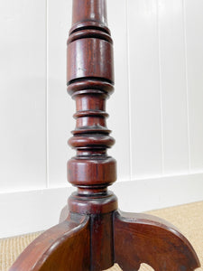 An Antique Georgian Mahogany Mirror on Stand c1820