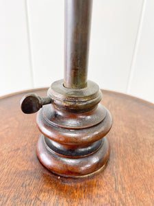 An Antique Georgian Mahogany Mirror on Stand c1820