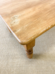 An Antique English Country Pine Coffee Table