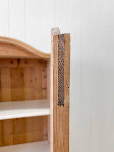 A Pine Wardrobe or Linen Press c1894