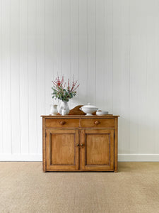 A 19th Century Pine Cupboard or Sideboard c1880