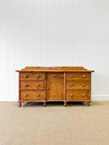 An Antique English Pine Sideboard c1890