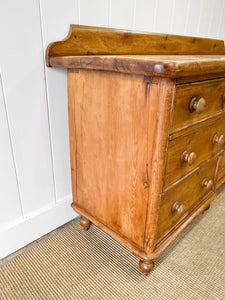 An Antique English Pine Sideboard c1890