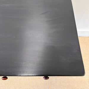 A Very Good George III Ebonized Side Table or Nightstand