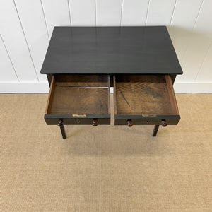 A Very Good George III Ebonized Side Table or Nightstand