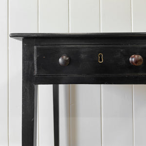 A Very Good George III Ebonized Side Table or Nightstand