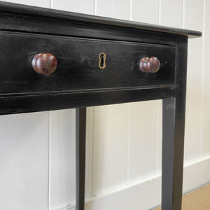 A Very Good George III Ebonized Side Table or Nightstand