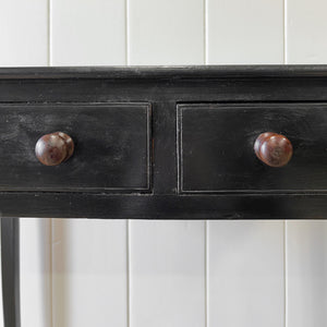 A Very Good George III Ebonized Side Table or Nightstand