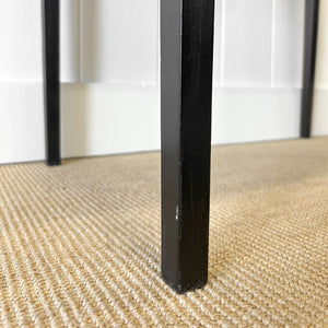 A Very Good George III Ebonized Side Table or Nightstand