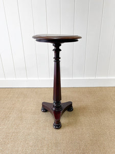 A Victorian Mahogany Tripod Side Table