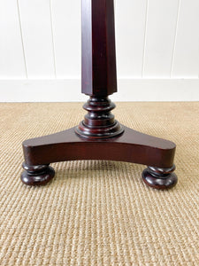 A Victorian Mahogany Tripod Side Table