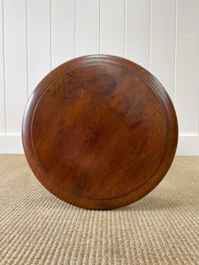 A Victorian Mahogany Tripod Side Table