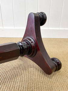 A Victorian Mahogany Tripod Side Table