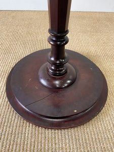 A Victorian Mahogany Tripod Side Table