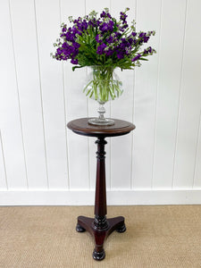 A Victorian Mahogany Tripod Side Table